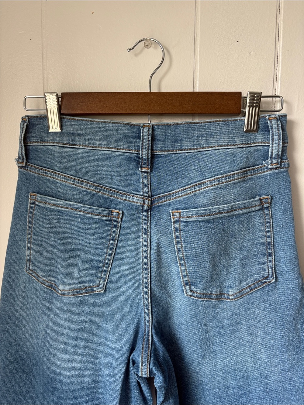 Banana Republic High Rise Wide Leg Jeans
